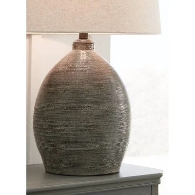 Joyelle Table Lamp Gray - Signature Design by Ashley 2 Joyelle Table Lamp Gray - Signature Design by Ashley - Image 2