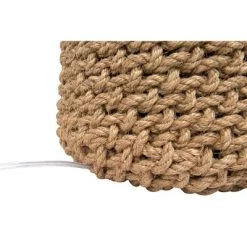 Jute Rope Table Lamp with Linen Shade - 3R Studios -Desk Lamps sales shop unnamed file 5276