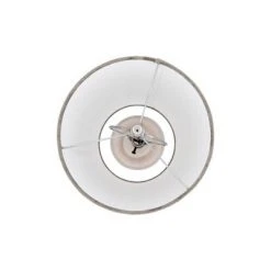 Transparent Glass Table Lamp with Cotton Shade - 3R Studios 8 Transparent Glass Table Lamp with Cotton Shade - 3R Studios -Desk Lamps sales shop unnamed file 5285