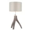 25" Wishbone Table Lamp Light Gray - LumiSource