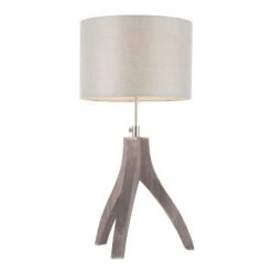 25" Wishbone Table Lamp Light Gray - LumiSource