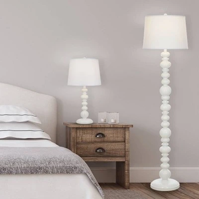 23" Balustraude Table Lamp (Includes LED Light Bulb) White - Cresswell Lighting 6 23" Balustraude Table Lamp (Includes LED Light Bulb) White - Cresswell Lighting - Image 6