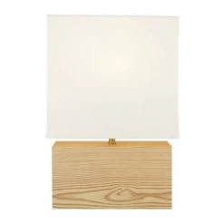 14.5" MDF Table Lamp Natural - Cresswell Lighting