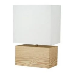 14.5" MDF Table Lamp Natural - Cresswell Lighting -Desk Lamps sales shop unnamed file 5371