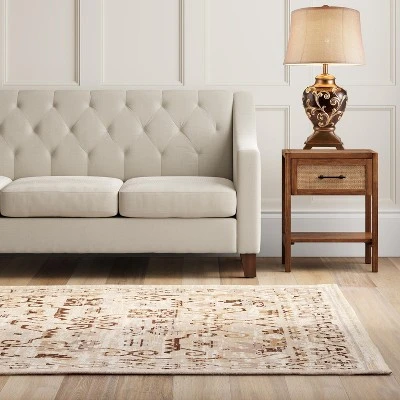 29.5" Metal Table Lamp with Antique Etching (Includes CFL Light Bulb) Brown - Ore International 2 29.5" Metal Table Lamp with Antique Etching (Includes CFL Light Bulb) Brown - Ore International - Image 2