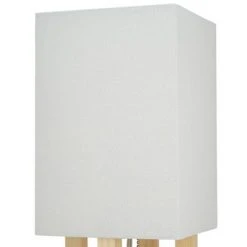 15" Square MDF Table Lamp Natural - Cresswell Lighting -Desk Lamps sales shop unnamed file 5389
