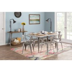 30" x 34" Emery Desk Lamp Antique Silver - LumiSource -Desk Lamps sales shop unnamed file 5401