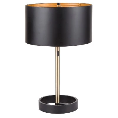 24" Hilton Table Lamp Black/Gold - LumiSource 2 24" Hilton Table Lamp Black/Gold - LumiSource - Image 2