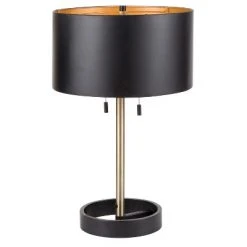 24" Hilton Table Lamp Black/Gold - LumiSource 8 24" Hilton Table Lamp Black/Gold - LumiSource -Desk Lamps sales shop unnamed file 5417