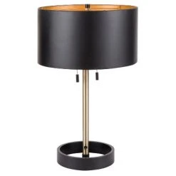 24" Hilton Table Lamp Black/Gold - LumiSource 9 24" Hilton Table Lamp Black/Gold - LumiSource -Desk Lamps sales shop unnamed file 5418