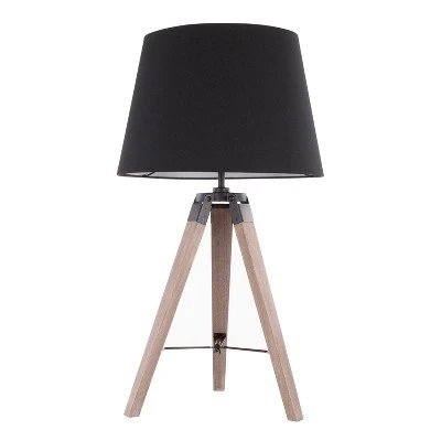 27" Compass Table Lamp Black/Gray - LumiSource 2 27" Compass Table Lamp Black/Gray - LumiSource - Image 2