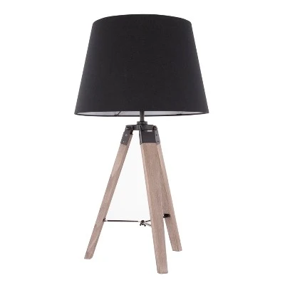 27" Compass Table Lamp Black/Gray - LumiSource 3 27" Compass Table Lamp Black/Gray - LumiSource - Image 3