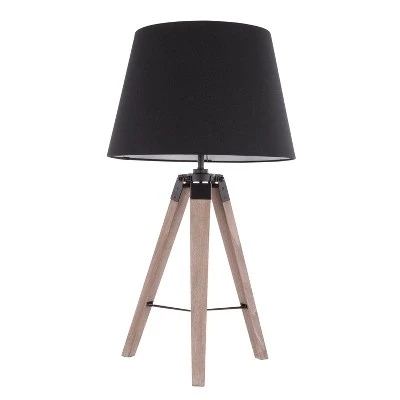 27" Compass Table Lamp Black/Gray - LumiSource 4 27" Compass Table Lamp Black/Gray - LumiSource - Image 4