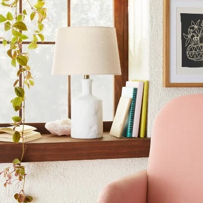 Opalhouse Designed With Jungalow Matte Ceramic Table Lamp White (Includes LED Light Bulb) - Opalhouse™ designed with Jungalow™ 2 Opalhouse Designed With Jungalow Matte Ceramic Table Lamp White (Includes LED Light Bulb) - Opalhouse™ designed with Jungalow™ - Image 2