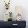 Ceramic Applique Table Lamp Cream - Opalhouse