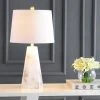 JONATHAN Y 25.5" Xio Alabaster Table Lamp (Includes LED Light Bulb) White - JONATHAN Y
