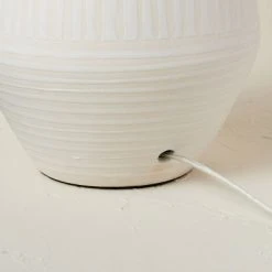Opalhouse Designed With Jungalow Ceramic Table Lamp with Natural Shade Cream (Includes LED Light Bulb) - Opalhouse™ designed with Jungalow™ -Desk Lamps sales shop unnamed file 5502