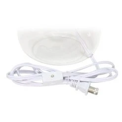 Glass Table Lamp with Fabric Shade Fresh White - Simple Designs 12 Glass Table Lamp with Fabric Shade Fresh White - Simple Designs -Desk Lamps sales shop unnamed file 572