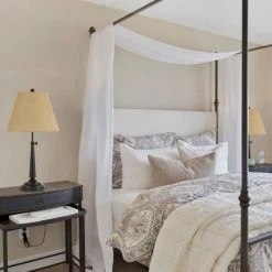 (25" x 30") 3-way Adjustable Madison Table Lamp Dark Bronze - Cal Lighting