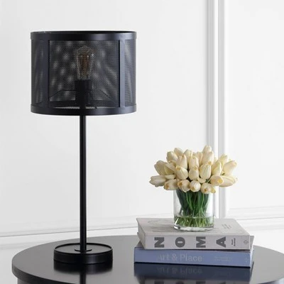 JONATHAN Y 25" Metal Wilcox Minimalist Table Lamp (Includes LED Light Bulb) Black - JONATHAN Y 2 JONATHAN Y 25" Metal Wilcox Minimalist Table Lamp (Includes LED Light Bulb) Black - JONATHAN Y - Image 2