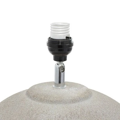 Olivia & May 23" x 15" Modern Ceramic Table Lamp Black - Olivia & May 7 Olivia & May 23" x 15" Modern Ceramic Table Lamp Black - Olivia & May - Image 7