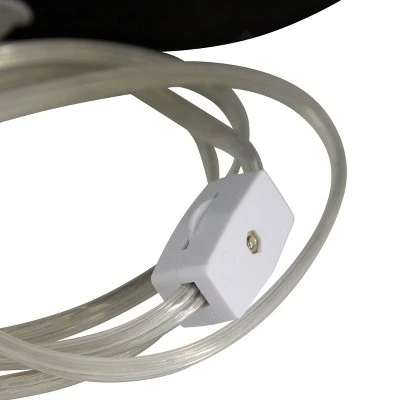 Olivia & May 23" x 15" Modern Ceramic Table Lamp Black - Olivia & May 8 Olivia & May 23" x 15" Modern Ceramic Table Lamp Black - Olivia & May - Image 8