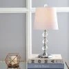 JONATHAN Y 20" Crystal Hudson Mini Table Lamp (Includes LED Light Bulb) Clear - JONATHAN Y