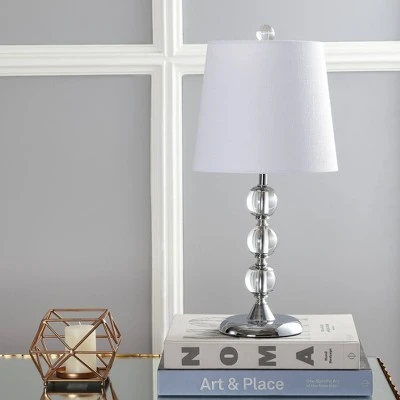 JONATHAN Y 20" Crystal Hudson Mini Table Lamp (Includes LED Light Bulb) Clear - JONATHAN Y 2 JONATHAN Y 20" Crystal Hudson Mini Table Lamp (Includes LED Light Bulb) Clear - JONATHAN Y - Image 2
