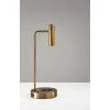 16.5" Wireless Charging Table Lamp (Includes LED Light Bulb) Antique Brass - Adesso