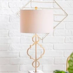 JONATHAN Y 31" Metal July Table Lamp (Includes LED Light Bulb) Gold - JONATHAN Y -Desk Lamps sales shop unnamed file 707