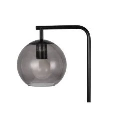 Smoke Glass Table Lamp Black (Includes LED Light Bulb) - Project 62™