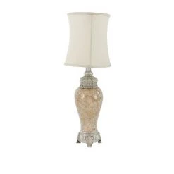 Olivia & May 30" x 18" Glam Glass Table Lamp Beige - Olivia & May -Desk Lamps sales shop unnamed file 738