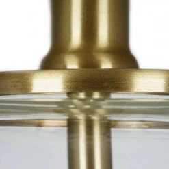 25" Glass Table Lamp Clear (Includes CFL Light Bulb) - Cresswell Lighting -Desk Lamps sales shop unnamed file 769