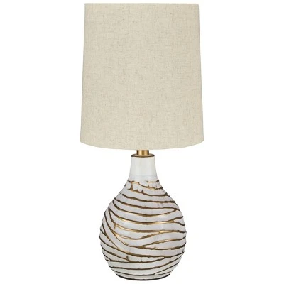 Aleela Table Lamp White/Gold - Signature Design by Ashley 2 Aleela Table Lamp White/Gold - Signature Design by Ashley - Image 2