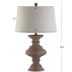 JONATHAN Y 26.5" Scarlett Resin Table Lamp (Includes LED Light Bulb) Brown - JONATHAN Y -Desk Lamps sales shop unnamed file 792