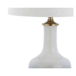 JONATHAN Y 25" Gradient Ceramic/Brass Table Lamp White/Gray (Includes LED Light Bulb) - JONATHAN Y -Desk Lamps sales shop unnamed file 794