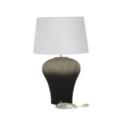 Olivia & May 15" x 23.75" Ombre Textured Ceramic Table Lamp with Shade White - Olivia & May -Desk Lamps sales shop unnamed file 803