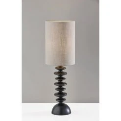 Beatrice Tall Table Lamp Black - Adesso