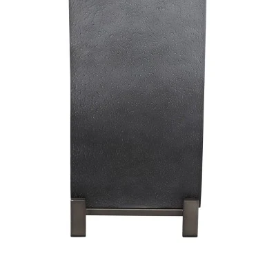 Olivia & May 26" x 15" Modern Metal Table Lamp Gray - Olivia & May 2 Olivia & May 26" x 15" Modern Metal Table Lamp Gray - Olivia & May - Image 2
