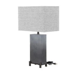 Olivia & May 26" x 15" Modern Metal Table Lamp Gray - Olivia & May 15 Olivia & May 26" x 15" Modern Metal Table Lamp Gray - Olivia & May -Desk Lamps sales shop unnamed file 917
