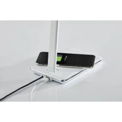 16" Declan Charge Wireless Charging Multi-Function Desk Lamp (Includes LED Light Bulb) White - Adesso -Desk Lamps sales shop unnamed file 942