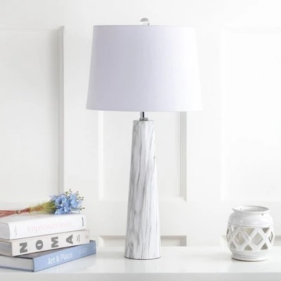 JONATHAN Y 29" Bradley Resin Table Lamp (Includes LED Light Bulb) White - JONATHAN Y 2 JONATHAN Y 29" Bradley Resin Table Lamp (Includes LED Light Bulb) White - JONATHAN Y - Image 2