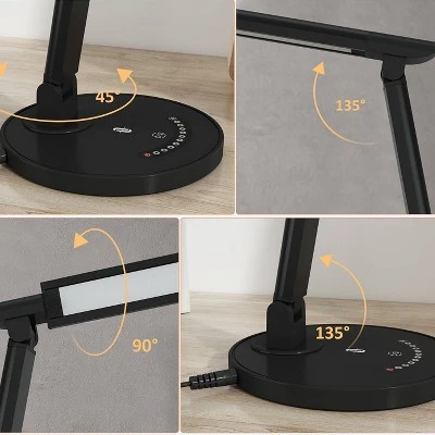 LED 12W Table Lamp (Includes LED Light Bulb) Black - TaoTronics 2 LED 12W Table Lamp (Includes LED Light Bulb) Black - TaoTronics - Image 2