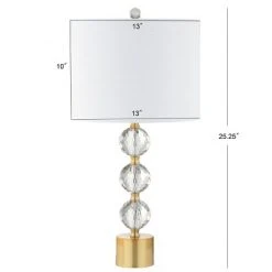 JONATHAN Y 25.25" Crystal Ashley Table Lamp (Includes LED Light Bulb) White - JONATHAN Y -Desk Lamps sales shop unnamed file 970