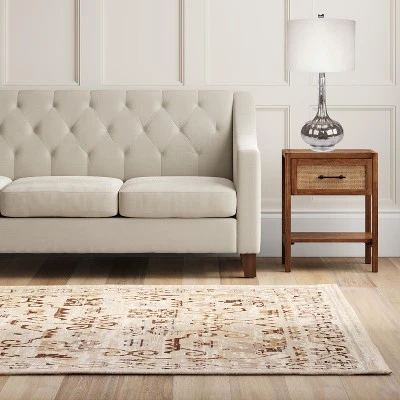 Set of 2 Michelle Antique Glass Table Lamp Silver - Abbyson Living 3 Set of 2 Michelle Antique Glass Table Lamp Silver - Abbyson Living - Image 3