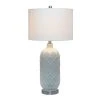 Argyle Classic Table Lamp with Fabric Shade White - Lalia Home