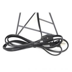 Down To The Wire Table Lamp with Fabric Shade Gray - Simple Designs -Desk Lamps sales shop unnamed file 986