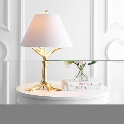 JONATHAN Y 33.5" Galen Resin Table Lamp (Includes LED Light Bulb) Gold - JONATHAN Y 1 JONATHAN Y 33.5" Galen Resin Table Lamp (Includes LED Light Bulb) Gold - JONATHAN Y
