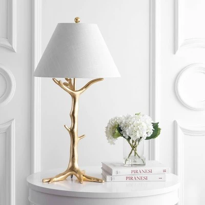 JONATHAN Y 33.5" Galen Resin Table Lamp (Includes LED Light Bulb) Gold - JONATHAN Y 2 JONATHAN Y 33.5" Galen Resin Table Lamp (Includes LED Light Bulb) Gold - JONATHAN Y - Image 2