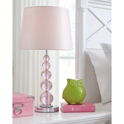 Letty Table Lamp Pink - Signature Design by Ashley 1 Letty Table Lamp Pink - Signature Design by Ashley